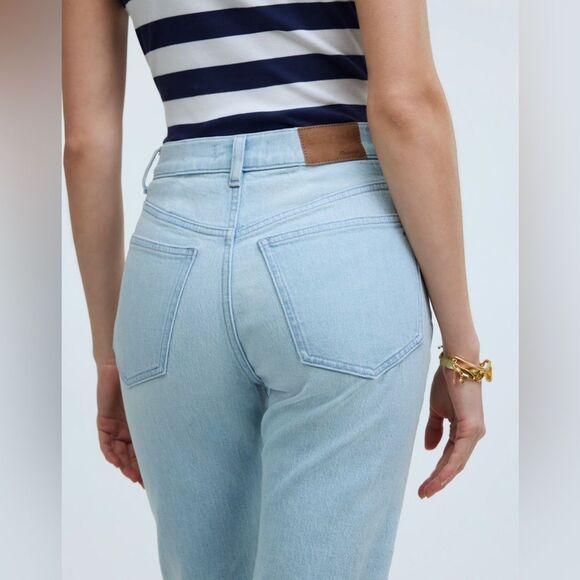 Madewell The '90s Straight Jeans in Ward Wash Size 27 High Rise - Picture 5 of 15